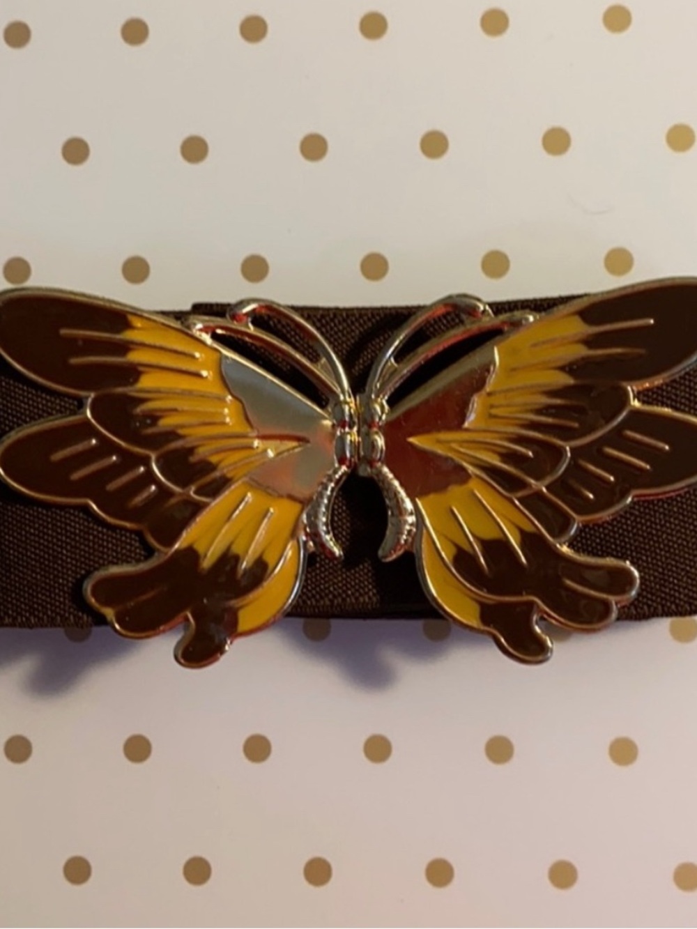 Vintage Butterfly Stretch Belt